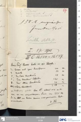 An archival document representing a Correspondence of 2 page(s)