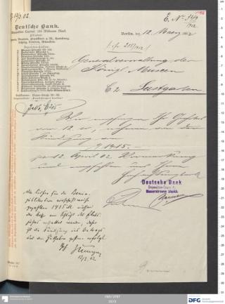 An archival document representing a Correspondence of 2 page(s)