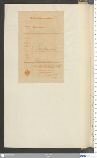 An archival document representing a Shipping Records of 1 page(s)