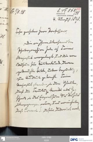 An archival document representing a Correspondence of 4 page(s)