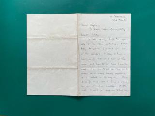 An archival document representing a Correspondence of 2 page(s)