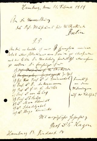 An archival document representing a Correspondence of 4 page(s)