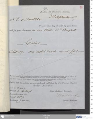 An archival document representing a Invoices of 2 page(s)