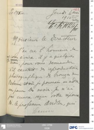 An archival document representing a Correspondence of 4 page(s)