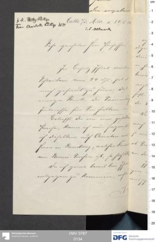 An archival document representing a Correspondence of 3 page(s)