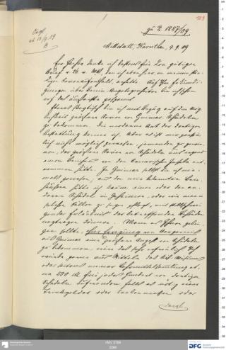An archival document representing a Correspondence of 3 page(s)