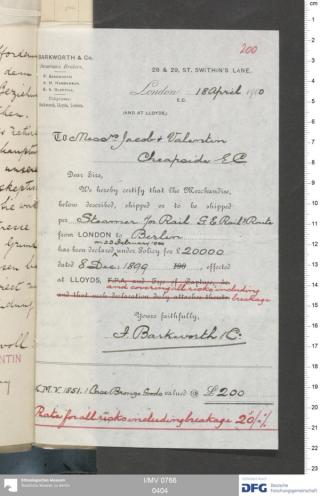 An archival document representing a Insurance Records of 2 page(s)