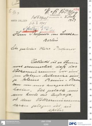 An archival document representing a Correspondence of 4 page(s)