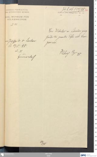 An archival document representing a Correspondence of 2 page(s)