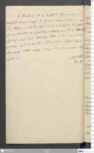 An archival document representing a Correspondence of 1 page(s)