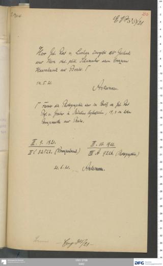 An archival document representing a Correspondence of 2 page(s)