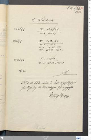 An archival document representing a Correspondence of 3 page(s)
