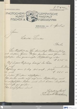 An archival document representing a Correspondence of 2 page(s)