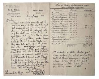 An archival document representing a Correspondence of 1 page(s)