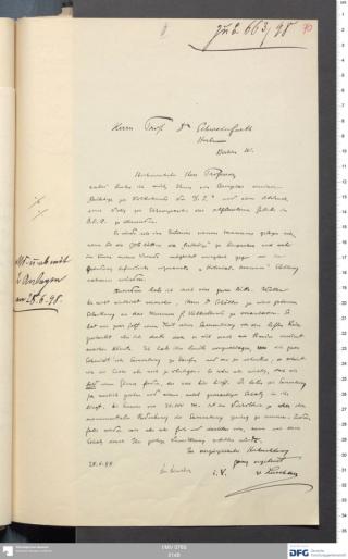 An archival document representing a Correspondence of 2 page(s)