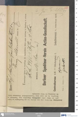 An archival document representing a Shipping Records of 2 page(s)