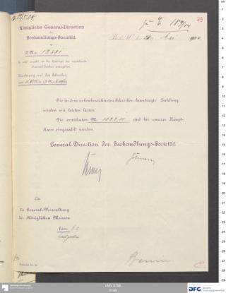 An archival document representing a Correspondence of 2 page(s)