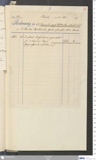 An archival document representing a Invoices of 2 page(s)