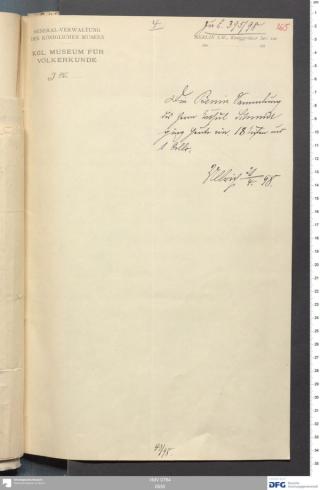 An archival document representing a Correspondence of 2 page(s)