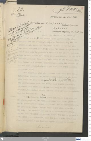 An archival document representing a Correspondence of 7 page(s)
