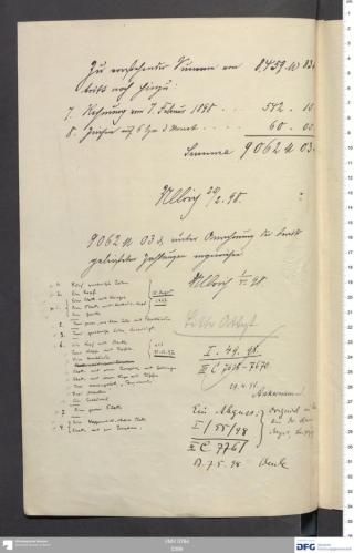 An archival document representing a Correspondence of 1 page(s)