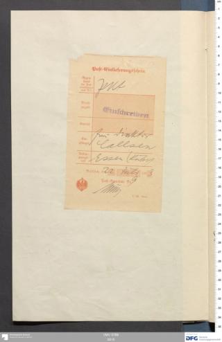 An archival document representing a Shipping Records of 1 page(s)