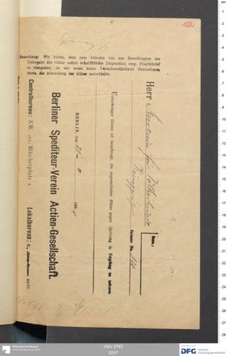 An archival document representing a Shipping Records of 2 page(s)