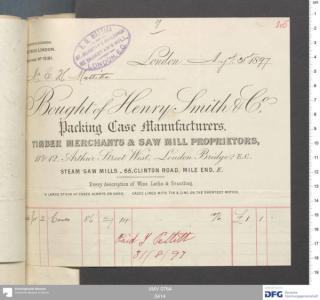 An archival document representing a Invoices of 2 page(s)