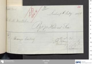 An archival document representing a Invoices of 2 page(s)