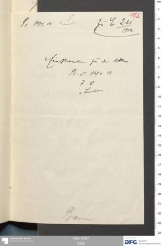 An archival document representing a Correspondence of 2 page(s)