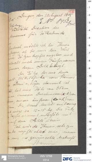 An archival document representing a Correspondence of 4 page(s)