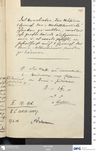 An archival document representing a Correspondence of 2 page(s)