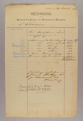 An archival document representing a Invoices of 1 page(s)