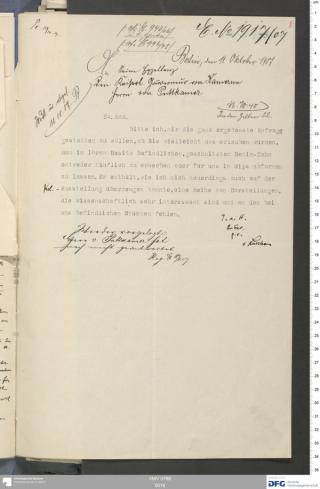 An archival document representing a Correspondence of 2 page(s)