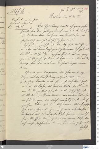 An archival document representing a Correspondence of 4 page(s)