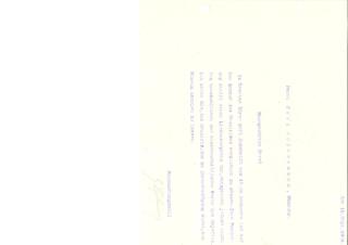 An archival document representing a Correspondence of 1 page(s)