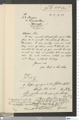 An archival document representing a Correspondence of 4 page(s)