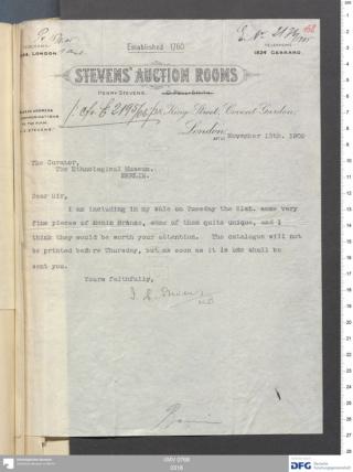 An archival document representing a Correspondence of 4 page(s)