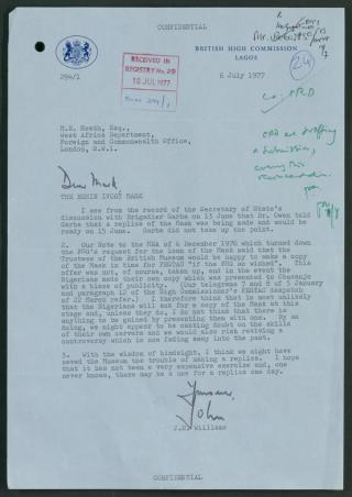 An archival document representing a Files  of 1 page(s)