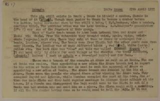 An archival document representing a Research notes of 3 page(s)