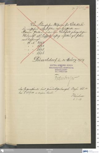 An archival document representing a Correspondence of 2 page(s)
