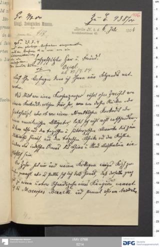 An archival document representing a Correspondence of 4 page(s)