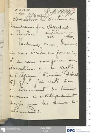 An archival document representing a Correspondence of 6 page(s)
