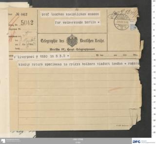 An archival document representing a Correspondence of 2 page(s)