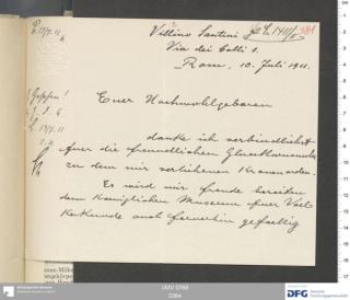 An archival document representing a Correspondence of 4 page(s)