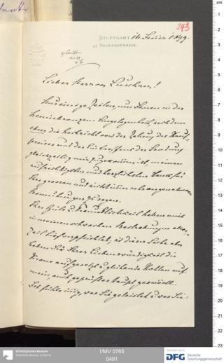 An archival document representing a Correspondence of 4 page(s)