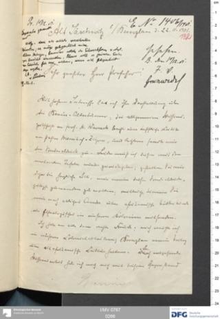 An archival document representing a Correspondence of 4 page(s)