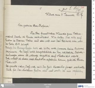 An archival document representing a Correspondence of 4 page(s)