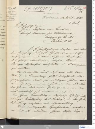 An archival document representing a Correspondence of 4 page(s)
