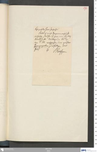 An archival document representing a Correspondence of 2 page(s)